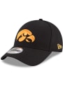 Iowa Hawkeyes New Era The League 9FORTY Adjustable Hat - Black