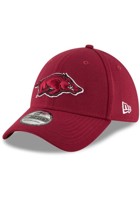 Arkansas Razorbacks Team Classic 39THIRTY Red New Era Flex Hat