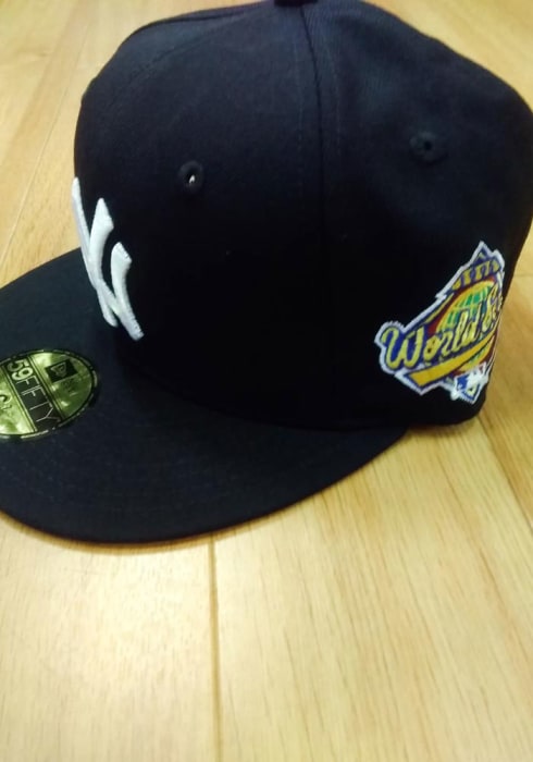 New York Yankees 1998 World Series Side Patch 59FIFTY Navy Blue New Era ...