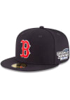 Main image for New Era Boston Red Sox Mens Navy Blue 2004 World Series Side Patch 59FIFTY Fitted Hat