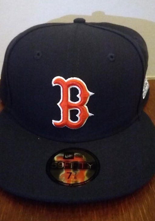 Boston Red Sox Mens 2004 World Series Side Patch 59FIFTY NAVY New