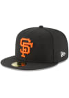 Main image for New Era San Francisco Giants Mens Black Cooperstown 59FIFTY Fitted Hat