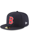Main image for New Era Boston Red Sox Mens Navy Blue Cooperstown 59FIFTY Fitted Hat