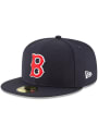 Boston Red Sox New Era Cooperstown 59FIFTY Fitted Hat - Navy Blue