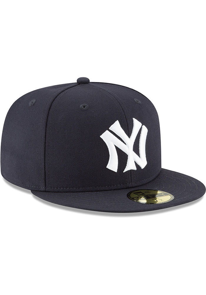 New York Yankees Mens Cooperstown 59FIFTY NAVY New Era Fitted Hat