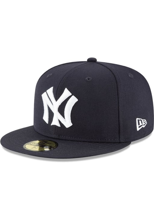 New Era New York Yankees Mens Navy Blue Cooperstown 59FIFTY Fitted Hat