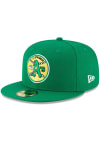 Main image for New Era Oakland Athletics Mens Green Cooperstown 59FIFTY Fitted Hat