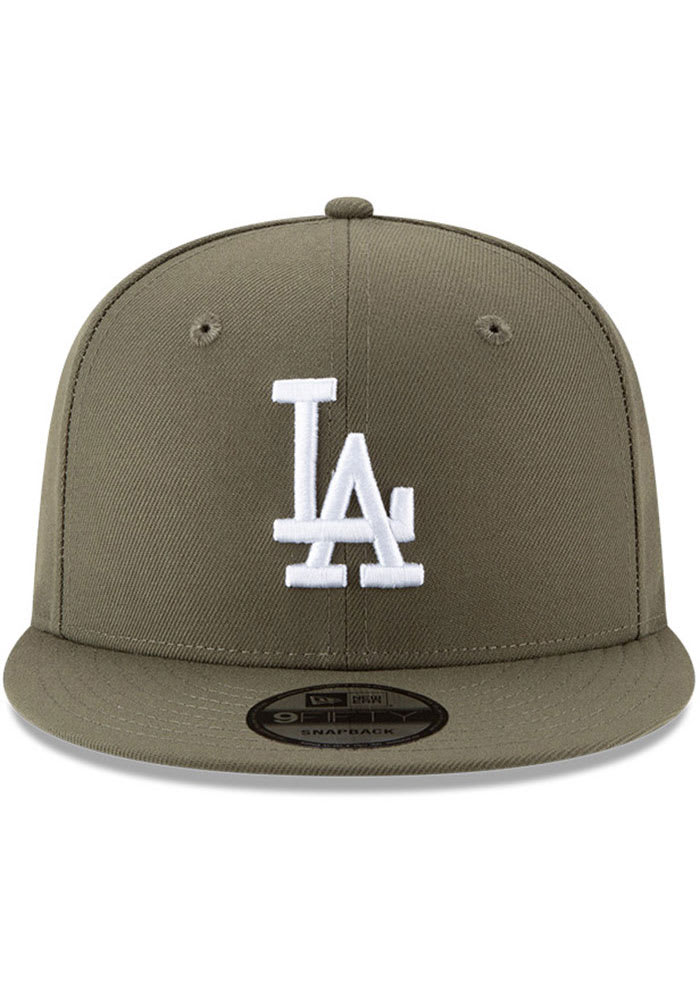 olive green dodgers hat