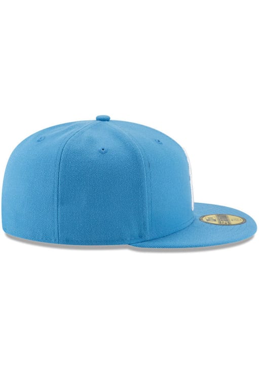 New Era Houston Oilers Mens Light Blue Houston Oilers Retro 59FIFTY Fitted Hat