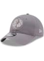 Dallas Mavericks New Era Core Classic 9TWENTY Adjustable Hat - Grey