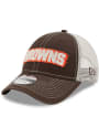 Cleveland Browns New Era Rugged 9FORTY Adjustable Hat - Brown