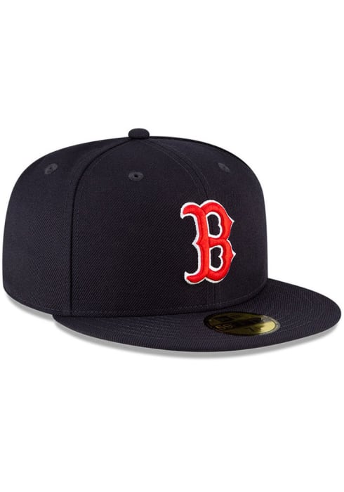 Boston Red Sox QT Pink Undervisor 59FIFTY Navy Blue New Era Fitted Hat