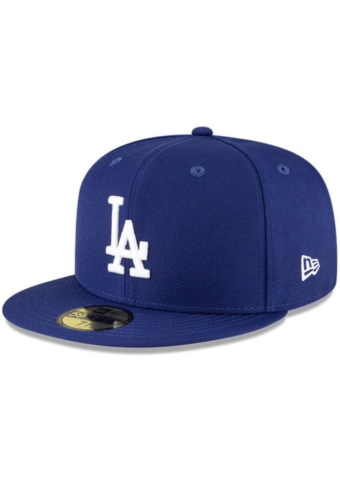 Los Angeles Dodgers QT Pink Undervisor 59FIFTY Blue New Era Fitted Hat