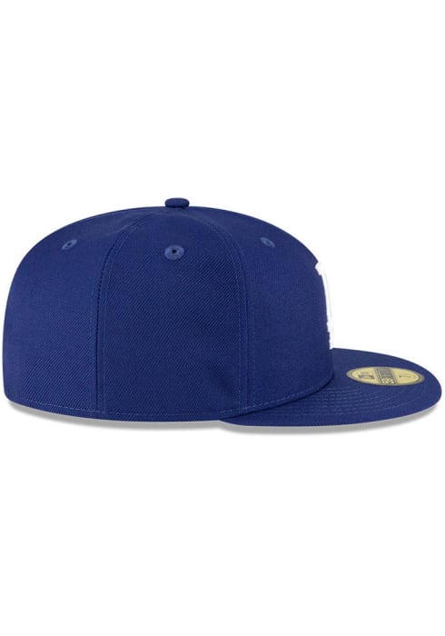 Los Angeles Dodgers QT Pink Undervisor 59FIFTY Blue New Era Fitted Hat