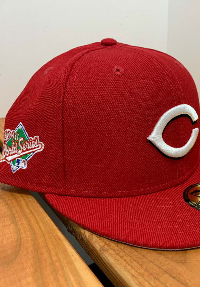 red world series fitted hat