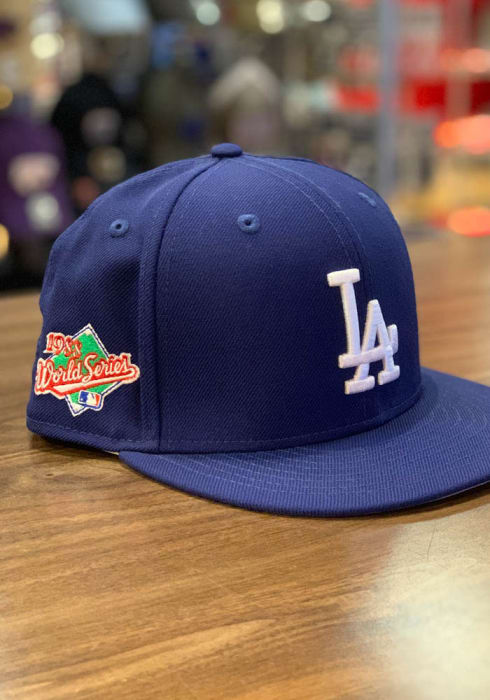 Los Angeles Dodgers QT World Series Side Patch 59FIFTY Blue New Era ...
