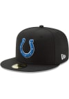 Main image for New Era Indianapolis Colts Mens Black Basic 59FIFTY Fitted Hat