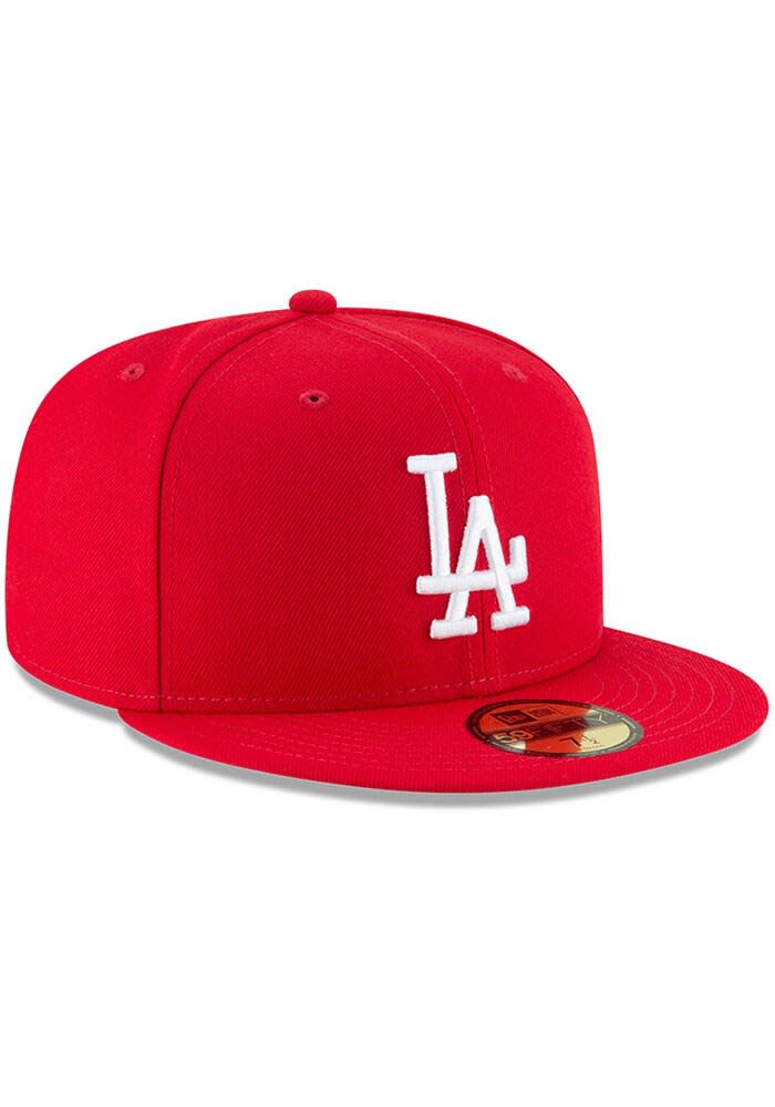 Red la dodgers store dad hat