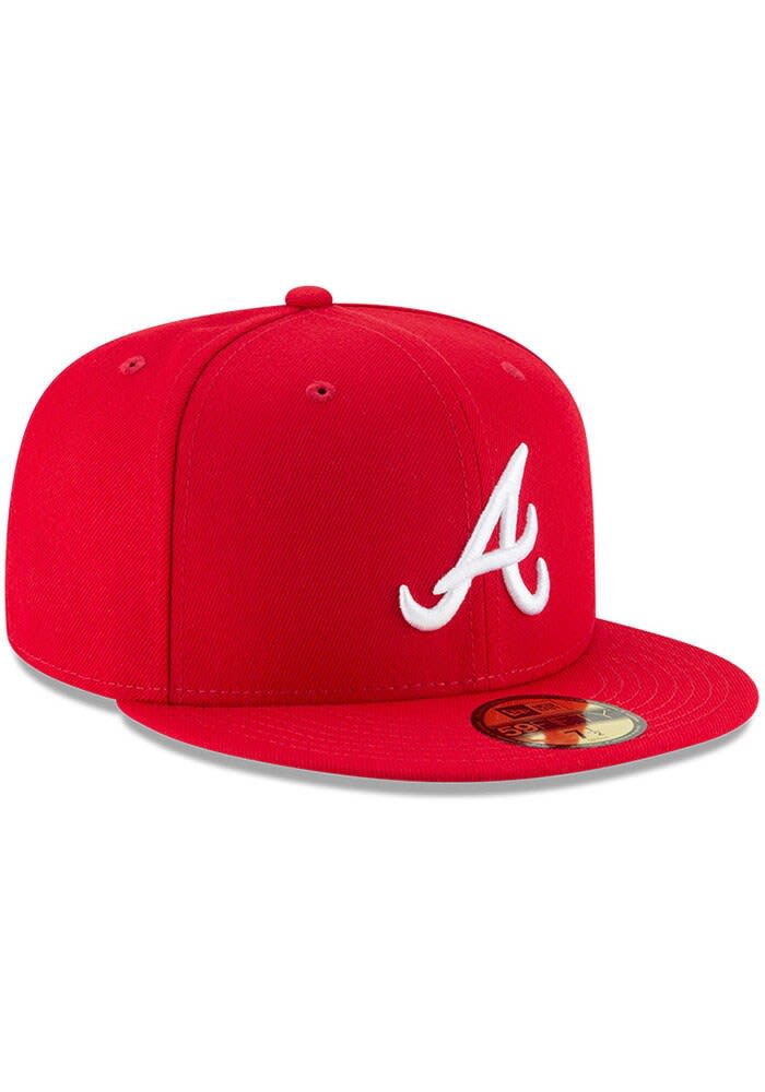 red atlanta braves cap