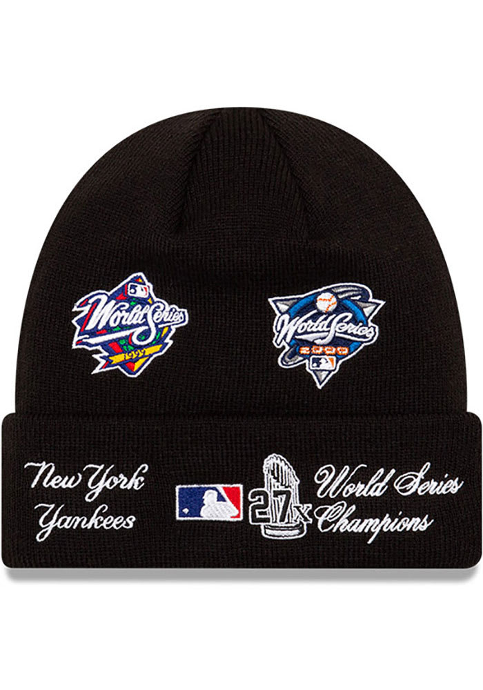 new era new york yankees world series knit beanie