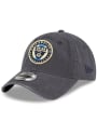 Philadelphia Union New Era Core Classic 9TWENTY Adjustable Hat - Grey