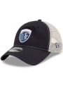 Sporting Kansas City New Era Casual Classic Meshback Adjustable Hat - Navy Blue