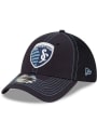 Sporting Kansas City New Era Team Neo 39THIRTY Flex Hat - Navy Blue