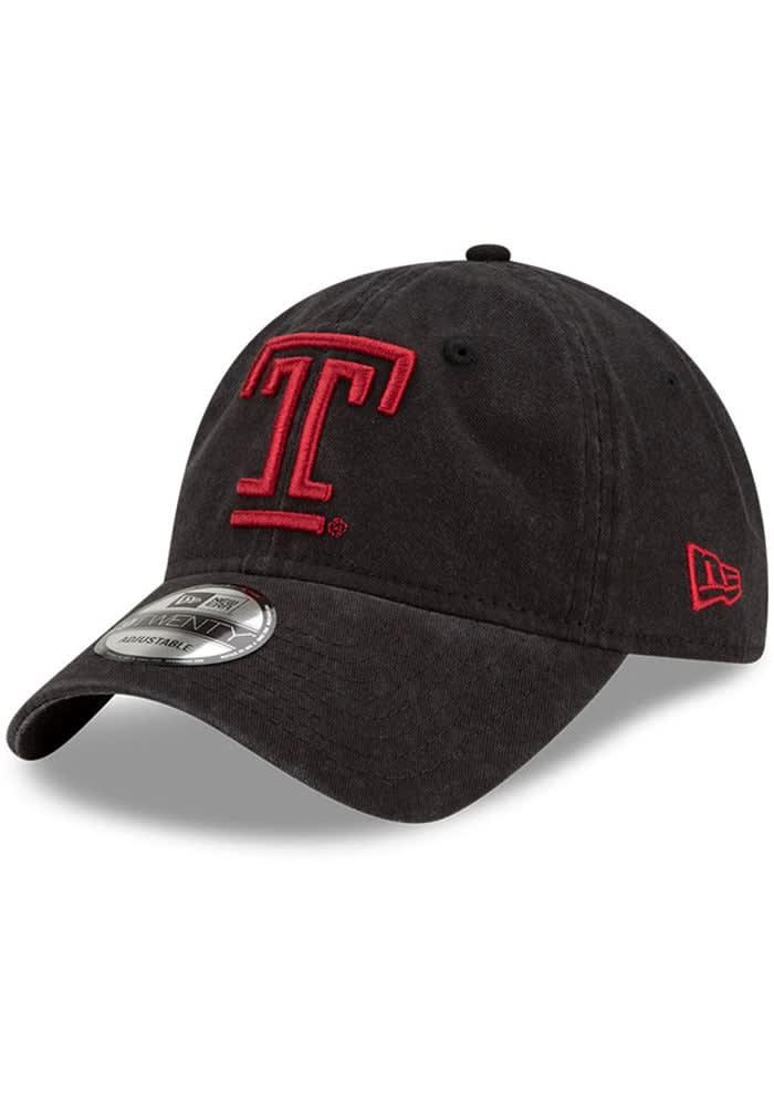New Era Temple Owls BLACK Core Classic 9TWENTY Adjustable