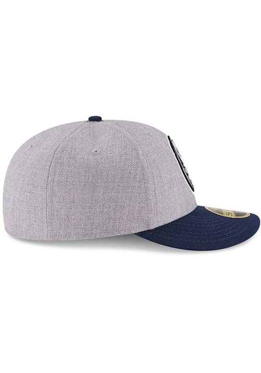 New Era Dallas Mavericks Mens Grey Heathered LP59FIFTY Fitted Hat