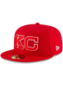 Kansas City Monarchs New Era 2020 Negro Leagues Game Fitted Hat - Red