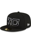 Main image for New Era Kansas City Monarchs Mens Black 2020 NLB Game 59FIFTY Fitted Hat