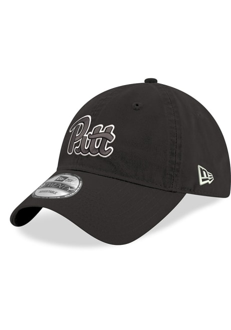 New Era Black Pitt Panthers Core Classic 9TWENTY Adjustable Hat