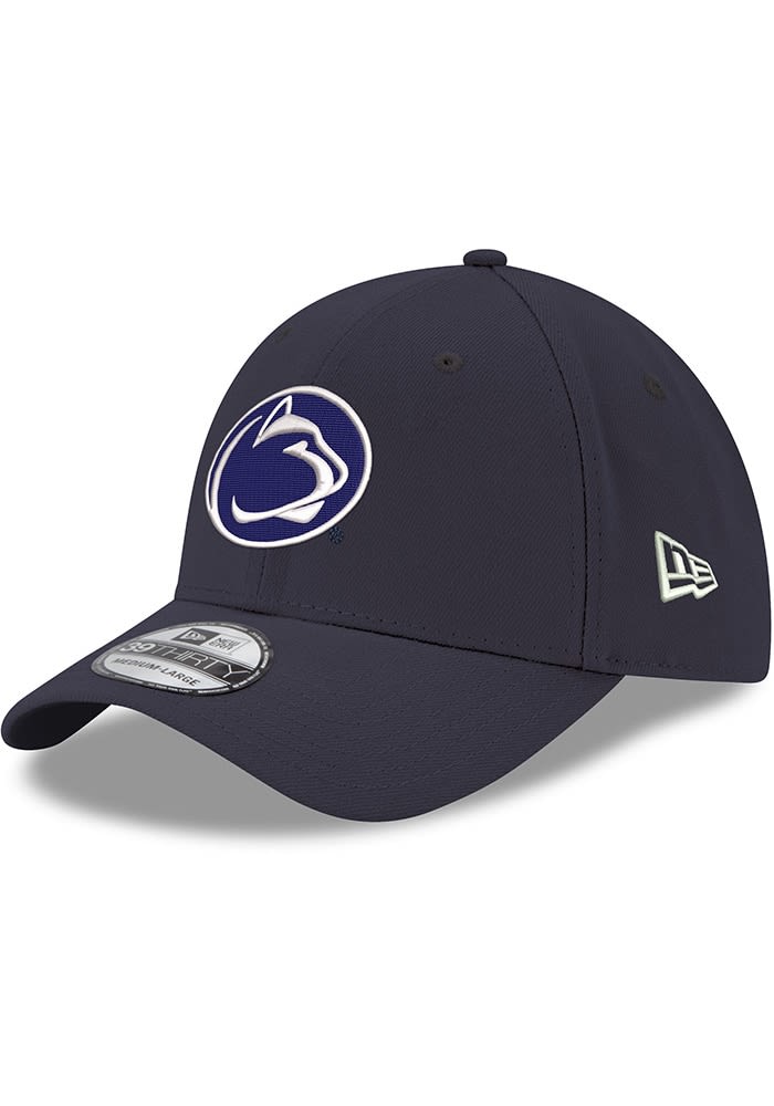 Penn State Nittany Lions Team Classic 39THIRTY Navy Blue New Era Flex Hat