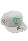 Main image for New Era Arizona Diamondbacks Mens Grey Tonal Green Pop 2001 WS Side Patch 59FIFTY Fitted Hat