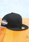 Main image for New Era Chicago White Sox Mens Black Tonal Red UV 2005 WS Side Patch 59FIFTY Fitted Hat