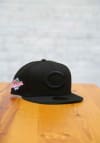 Main image for New Era Cincinnati Reds Mens Black Tonal Green UV 1990 WS Side Patch 59FIFTY Fitted Hat