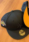 Main image for New Era New York Yankees Mens Black Tonal Gold UV 1996 WS Side Patch 59FIFTY Fitted Hat