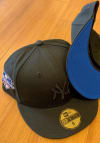 Main image for New Era New York Yankees Mens Black Tonal Blue UV 2000 WS Side Patch 59FIFTY Fitted Hat
