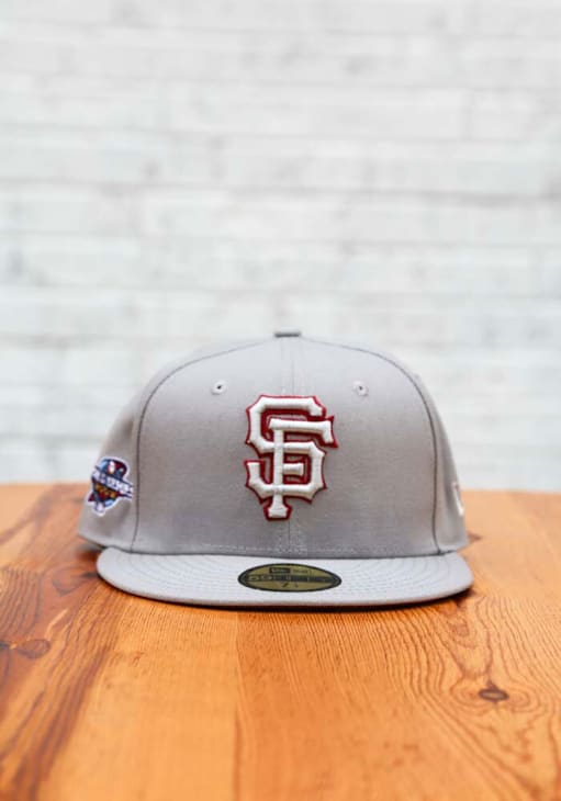 San Francisco Giants Mens Tonal Red Pop 2002 WS Side Patch 59FIFTY