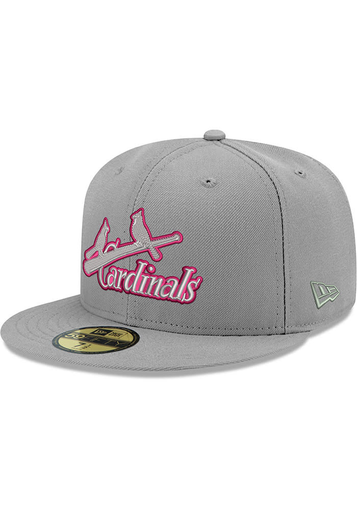 New Era St Louis Cardinals Quiet Storm Hat Club Exclusive 1964 World Series Patch Alternate 59Fifty Fitted Hat Navy/Grey