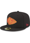 Main image for New Era Kansas City Chiefs Mens Black Kingdom 59FIFTY Fitted Hat