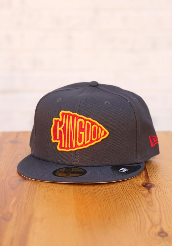 Kansas City Chiefs Kingdom 59FIFTY Grey 
