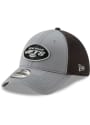 New York Jets New Era Grayed Out Neo 39THIRTY Flex Hat - Grey