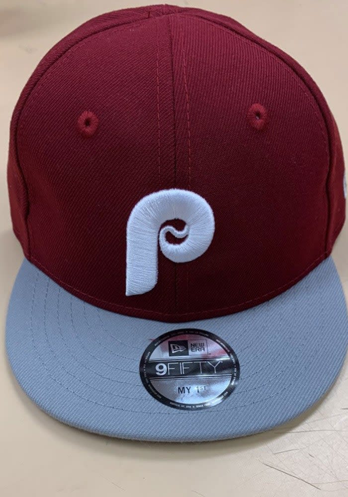 New Era Philadelphia Phillies Baby MAROON Cooperstown My 1st
