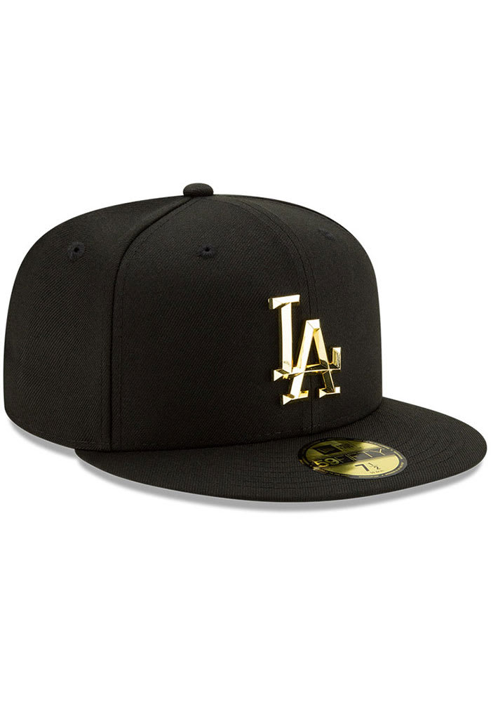 black dodgers low profile hat