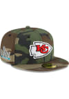 Main image for New Era Kansas City Chiefs Mens Green Super Bowl Side Patch 59FIFTY Fitted Hat