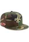 Main image for New Era New Orleans Saints Mens Green Super Bowl Side Patch 59FIFTY Fitted Hat