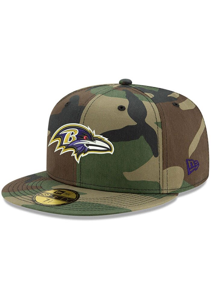 Baltimore Ravens Mens Super Bowl Side Patch 59FIFTY CAMO New Era