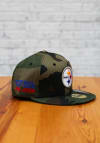 Main image for New Era Pittsburgh Steelers Mens Green Super Bowl Side Patch 59FIFTY Fitted Hat