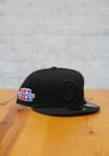 Main image for New Era Pittsburgh Steelers Mens Black Tonal Super Bowl Side Patch 59FIFTY Fitted Hat